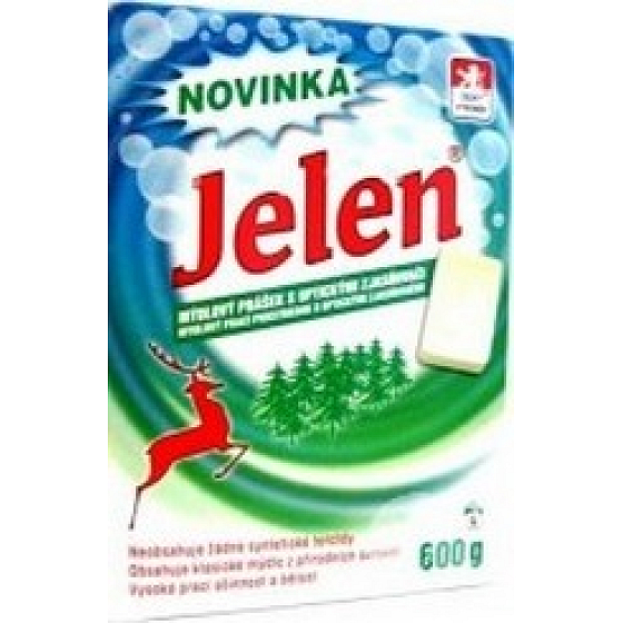 Jelen Mýdlový prací prášek s optickými zjasňovači 600 g