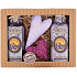 Bohemia Gifts Lavender sprchový gel 100 ml + olejová lázeň 100 ml + 2x patchwork, kosmetická sada