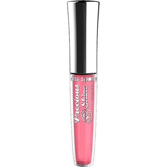 Miss Sporty Precious Shine 3D Lip Gloss lesk na rty 210 Splendid Pink 7,4 ml