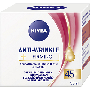 Nivea Anti-Wrinkle Firming 45+ ujędrniający krem dzień przeciwzmarszczkowy, 50 ml