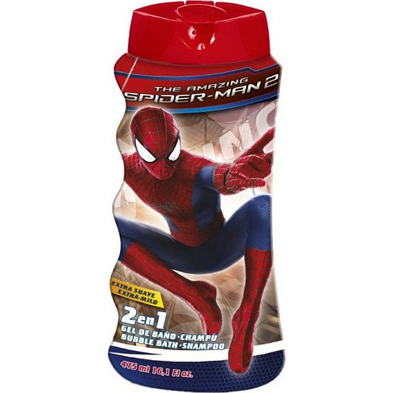 Marvel Spiderman 2v1 koupelový a sprchový gel pro děti 475 ml