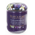 Heart & Home Śliwka i kwiat pomarańczy Świeca sojowa zapachowa średnia do 30 godzin 110 g