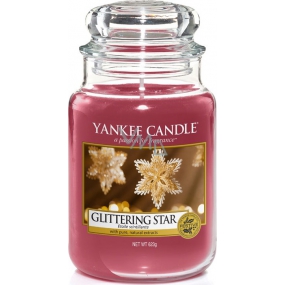 Yankee Candle Glittering Star - Zářivá hvězda vonná svíčka Classic velká sklo 623 g