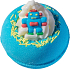 Bomb Cosmetics RobotoBomb - Robo-Bomb Šumivý balistik do koupele 160 g