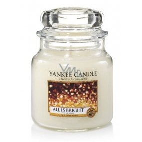 Yankee Candle All Is Bright - Všechno jen září vonná svíčka Classic střední sklo 411 g