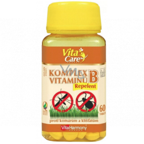 VitaHarmony Komplex vitaminů B Repelent 60 tablet VitaHarmony Komplex vitaminů B Repelent 60 tablet