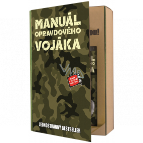Bohemia Gifts Żołnierz żel pod prysznic 200 ml + szampon do włosów 200 ml, książka kosmetyczna zestaw