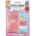Little Miss Car Airfresheners vonná visačka do auta papírová s vůní jablka a hroznů 96 x 65 mm 2 kusy
