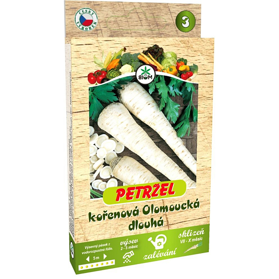 Biom Petržel kořenová Olomoucká dlouhá pásek 5 m