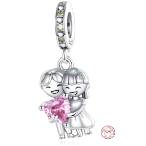 Charm Srebrna 925 Miłość - jesteśmy zakochani, zawieszka na bransoletkę Charm Srebrna 925 Miłość - jesteśmy zakochani, zawieszka na bransoletkę