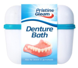 Pristine Bleam krabička na hygienu pro zubní protézy a rovnátka Extra