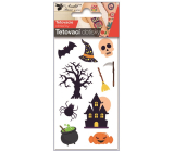 Tatuaże tymczasowe Halloween dom 6 x 10 cm