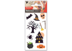 Tatuaże tymczasowe Halloween dom 6 x 10 cm