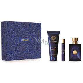 Versace Dylan Blue pour Homme woda toaletowa 100 ml + żel pod prysznic 150 ml + woda toaletowa 10 ml, zestaw prezentowy dla mężczyzn Versace Dylan Blue pour Homme woda toaletowa 100 ml + żel pod prysznic 150 ml + woda toaletowa 10 ml, zestaw prezentowy dla mężczyzn