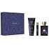 Versace Dylan Blue pour Homme woda toaletowa 100 ml + żel pod prysznic 150 ml + woda toaletowa 10 ml, zestaw prezentowy dla mężczyzn
