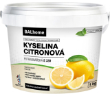 BALhome kwas cytrynowy spożywczy E 330, 1 kg