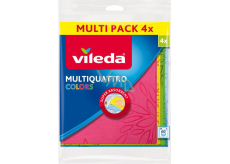 Vileda Multiquattro Colors hadřík, 4 ks