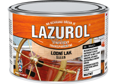 Lazurol S1119 lodní lak odolný lak na dřevo bezbarvý, mat 375 ml
