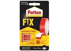 Pattex Fix taśmy montażowej dwustronnej ekstra mocnej, nośność 120 kg, 1,5 m × 19 mm