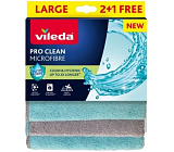 Vileda Pro Clean mikro ściereczka uniwersalna, 2+1 szt.