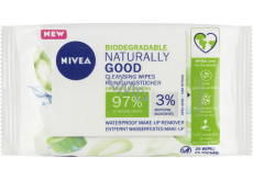 Nivea Naturally Good chusteczki do demakijażu, 25 szt.