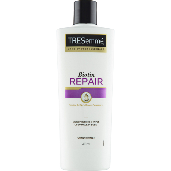 TRESemmé kondicionér dla uszkodzonych włosów Repair Biotin, 400 ml