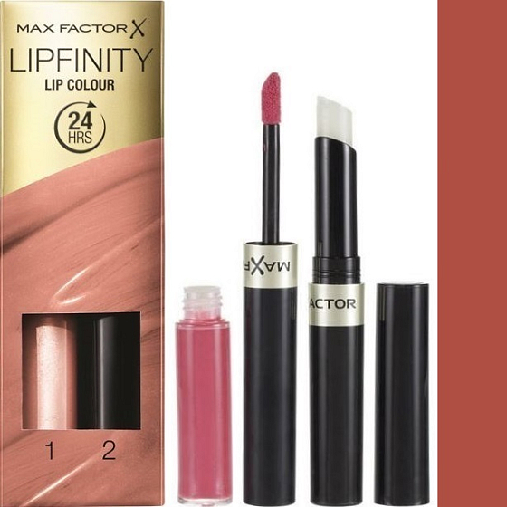 Max Factor Lipfinity Lip Colour rtěnka a lesk 070 Spicy 2,3 ml a 1,9 g