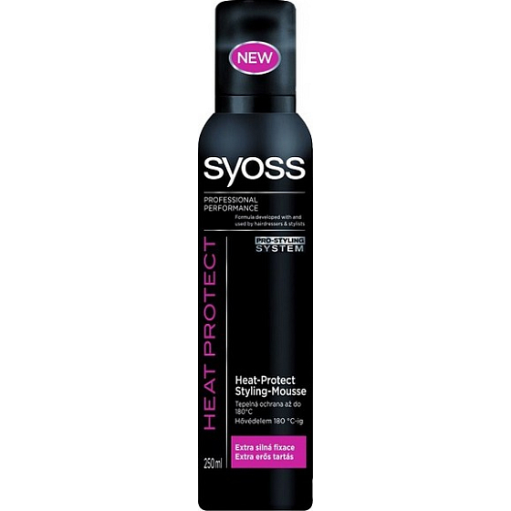 Syoss Heat Protect extra silná fixace pěnové tužidlo 250 ml