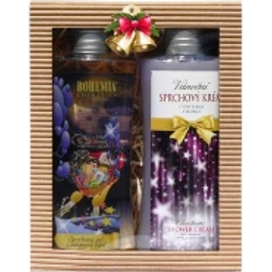 Bohemia Gifts Spa Lavender sprchový gel 250 ml + olejová lázeň 250 ml, kosmetická sada
