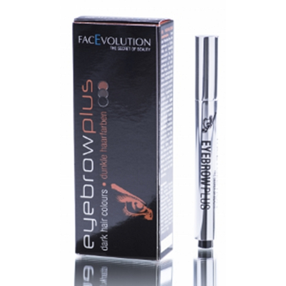 FacEvolution EyeBrown Dark barva na obočí a řasy s růstovým efektem 2 ml Tmavý odstín