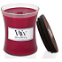 WoodWick Currant - Rybíz vonná svíčka s dřevěným knotem a víčkem sklo malá 85 g