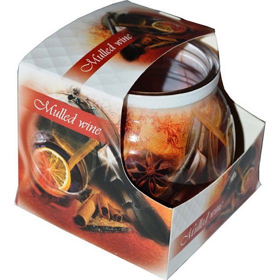 Admit Mulled Wine - Svařené víno dekorativní aromatická svíčka ve skle 80 g