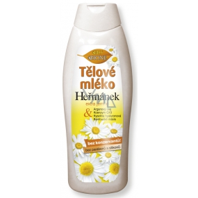 Bione Cosmetics Heřmánek tělové mléko pro všechny typy pokožky 500 ml
