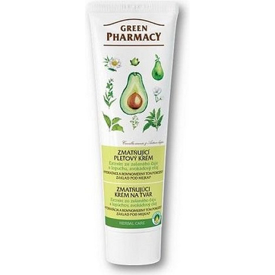 Green Pharmacy Zmatňující pleťový krém 100 ml
