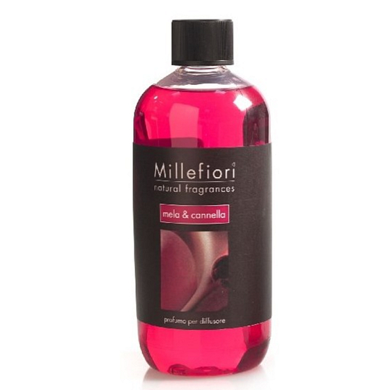 Millefiori Milano Natural Mela & Cannella - Jabłko i Cynamon Napełniacz do dyfuzora dla patyczków zapachowych 500 ml