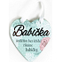 Albi Závěsná plaketka srdce Babička 9 x 10 cm