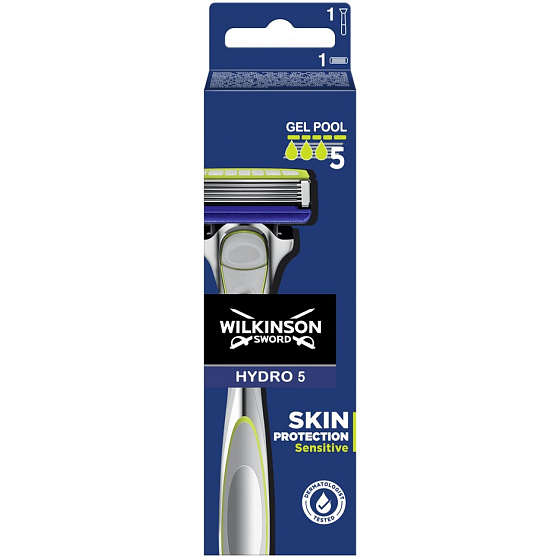 Wilkinson Hydro 5 Gel Pool Sensitive maszynka do golenia 5 ostrzy dla mężczyzn 1 sztuka