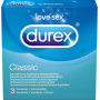 Durex Classic klasyczny kondom nominalna szerokość: 56 mm 3 sztuki