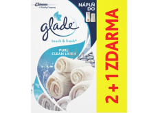 Glade One Touch Pure Clean Linen - Vůně čistého prádla mini sprej náhradní náplň osvěžovač vzduchu 3 x 10 ml