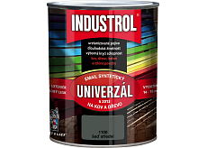 Industrol S2013 uniwersalna farba błyszcząca na metal i drewno, 1100 szarość średnia, 600 ml