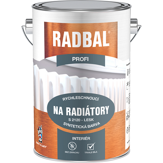 Radbal Profi S2120 specjalny kolor do grzejników, 1000 biały, 4 l