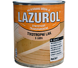 LAZUROL tixotropní nestékający lak na kov i drewno S1091, bezbarwny mat, 750 ml