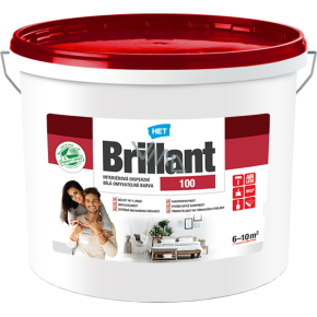 Het Brillant 100 farba malarska zmywalna, 7 + 1 kg
