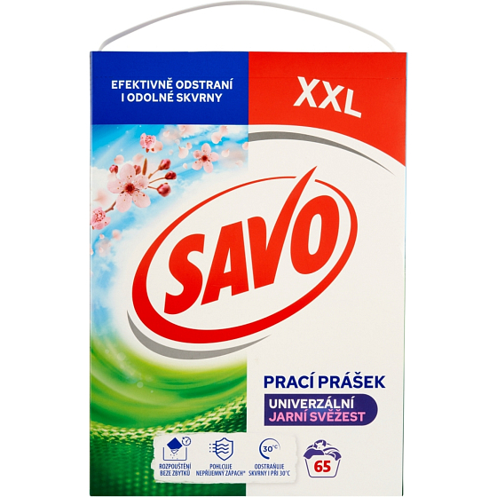 Savo proszek do prania Uniwersalny Wiosenna świeżość 65 prań, 4,55kg