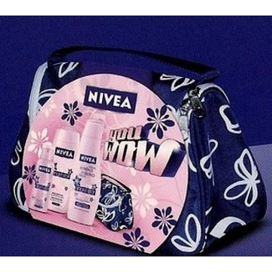 Nivea Angel sprchový gel 250 ml + antiperspirant sprej 150 ml + tělové mléko 250 ml, pro ženy kosmetická sada