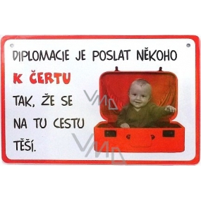 Nekupto Humor po Česku humorná cedulka 15 x 10 cm 1 kus