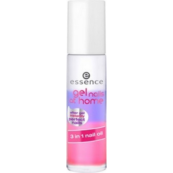 Essence Gel Nails At Home Nail Oil 3v1 olej na nehty 8 ml