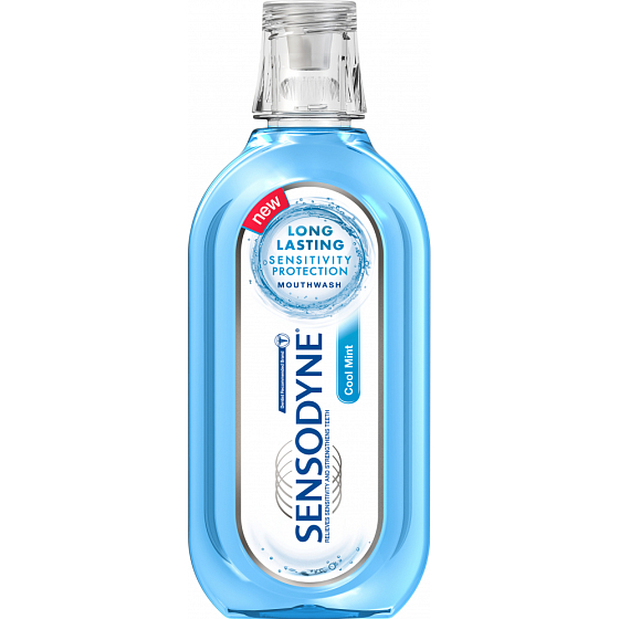 Sensodyne Long Lasting Sensitivity Protection Cool Mint ústní voda 500 ml