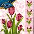 Forest Tulipány velikonoční ubrousky 33 x 33 cm 1 vrstvé 20 kusů