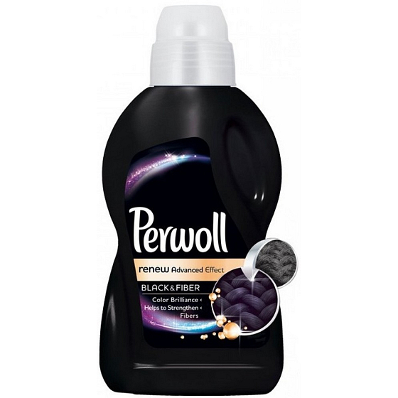 Perwoll Black & Fiber prací gel navrací intenzivní černou barvu, chrání před ztrátou tvaru 15 dávek 900 ml
